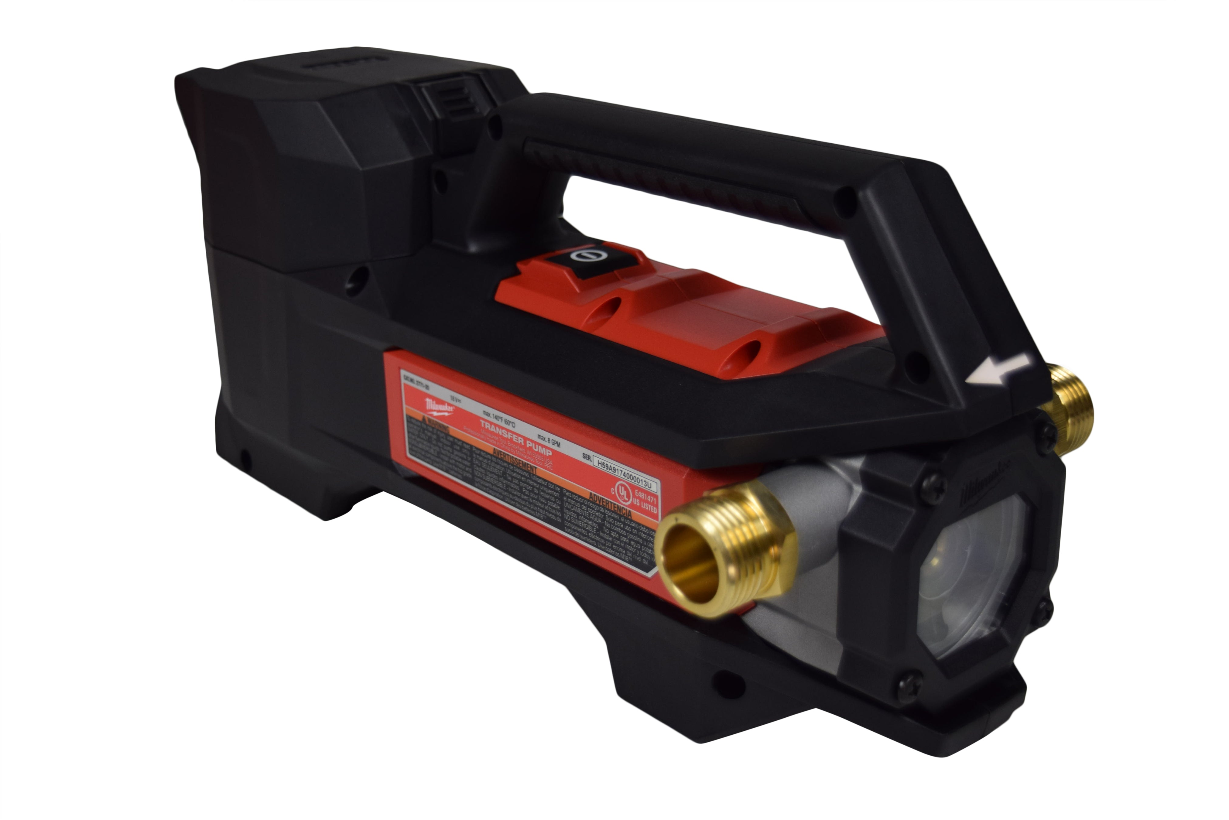 Milwaukee 2771-20 M18 18 volt Cordless Water Transfer Pump 480 Gallons/hour