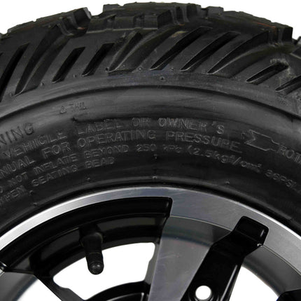 MASSFX 21x7-10 20x10-9 ATV Front Rear Tire & Wheel Kit 21x7x10 20x10x9 (4 Pack)