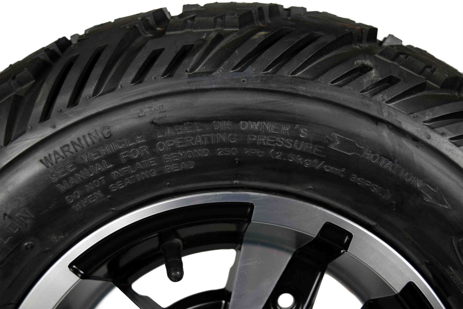 MASSFX 21x7-10 20x10-9 ATV Front Rear Tire & Wheel Kit 21x7x10 20x10x9 (4 Pack)