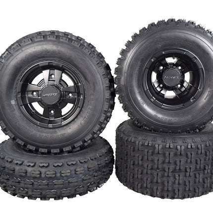 MASSFX 22x7-10 20x11-9 ATV Front Rear Tire & Wheel Kit 22x7x10 20x11x9 (4 Pack)