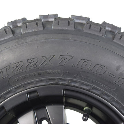 MASSFX 22x7-10 20x11-9 ATV Front Rear Tire & Wheel Kit 22x7x10 20x11x9 (4 Pack)