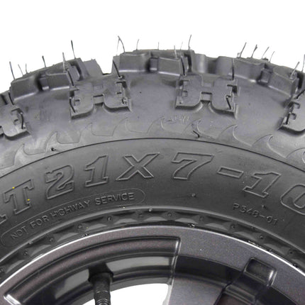 MASSFX 21x7-10 20x10-9 ATV Front Rear Tire & Wheel Kit 21x7x10 20x10x9 (4 Pack)