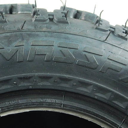 MASSFX 21x7-10 Front Tire & Gun Metal Wheel Kit for ATV, UTV, & SxS - 4-Ply