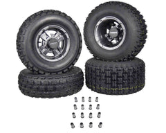 MASSFX 22x7-10 20x10-9 ATV Front Rear Tire & Wheel Kit 22x7x10 20x10x9 (4 Pack)