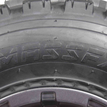 MASSFX 22x7-10 ATV Front Tire & 10x5 4/156 Gun Metal Wheel Kit 22x7x10 (2 Pack)