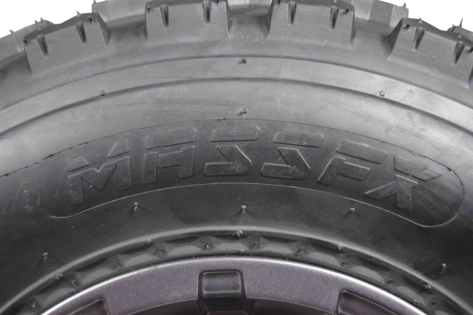 MASSFX 22x7-10 ATV Front Tire & 10x5 4/156 Gun Metal Wheel Kit 22x7x10 (2 Pack)