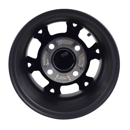 MASSFX 10x7 Golf Cart Rims with 4/101.6 or 4 on 4" Bolt Pattern-Matte Black-2 pk