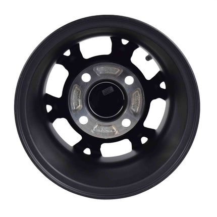 MASSFX 10x7 Golf Cart Rims with 4/101.6 or 4 on 4" Bolt Pattern-Matte Black-4 pk