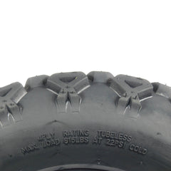 MASSFX SL 20x10-10 Front/Rear Golf Cart Tire, QUAKE  Grey Wheel 10x7 4/101.6 2pk