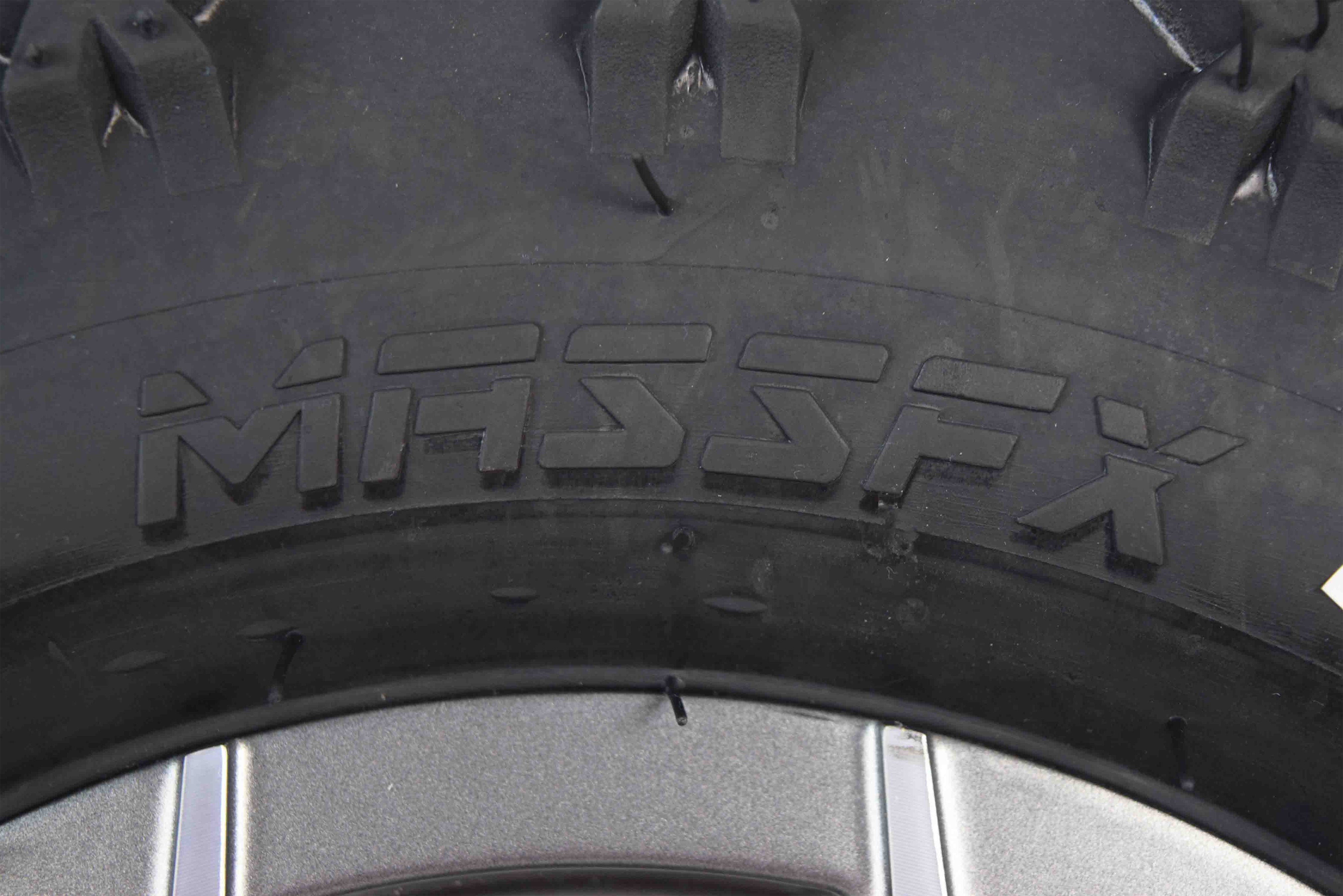 MASSFX SL 20x1010 F/R Golf Cart Tire, PIT VIPER Blk Wheel 10x7 4/101.6 2pk