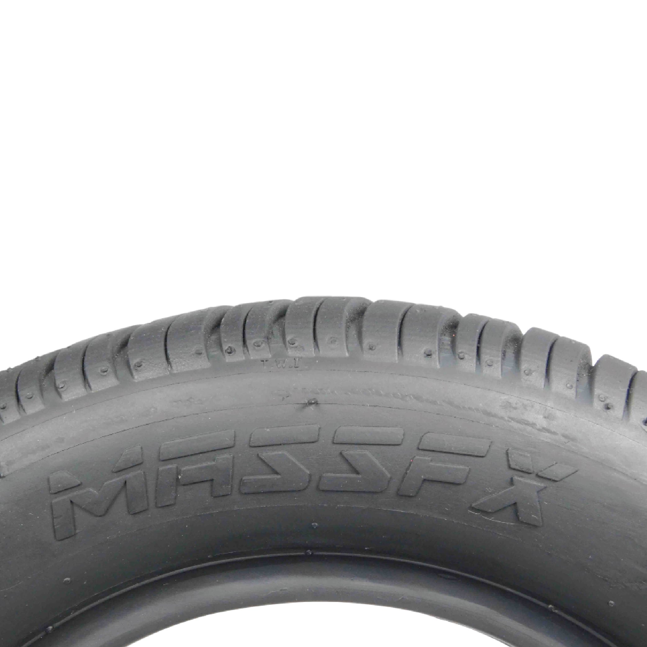 MASSFX SL 205/50-10 F/R Golf Cart Tire, QUAKE GM Grey Wheels 10x7 4/101.6 4pk