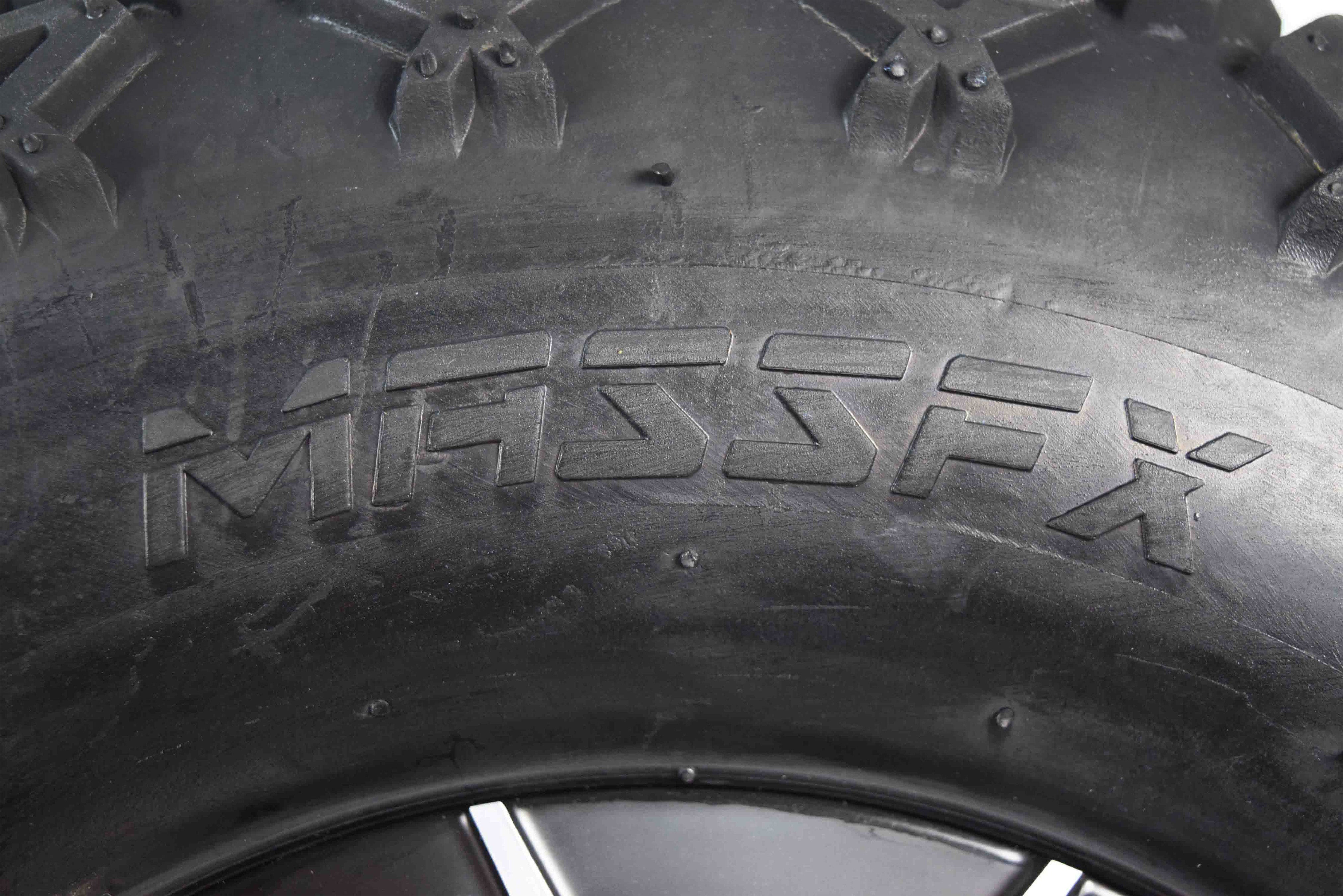 MASSFX Pit Viper Golf Cart Black Wheel 22x11-10 Tire 10x7 4/101.6 4/4 Rim 4 SET