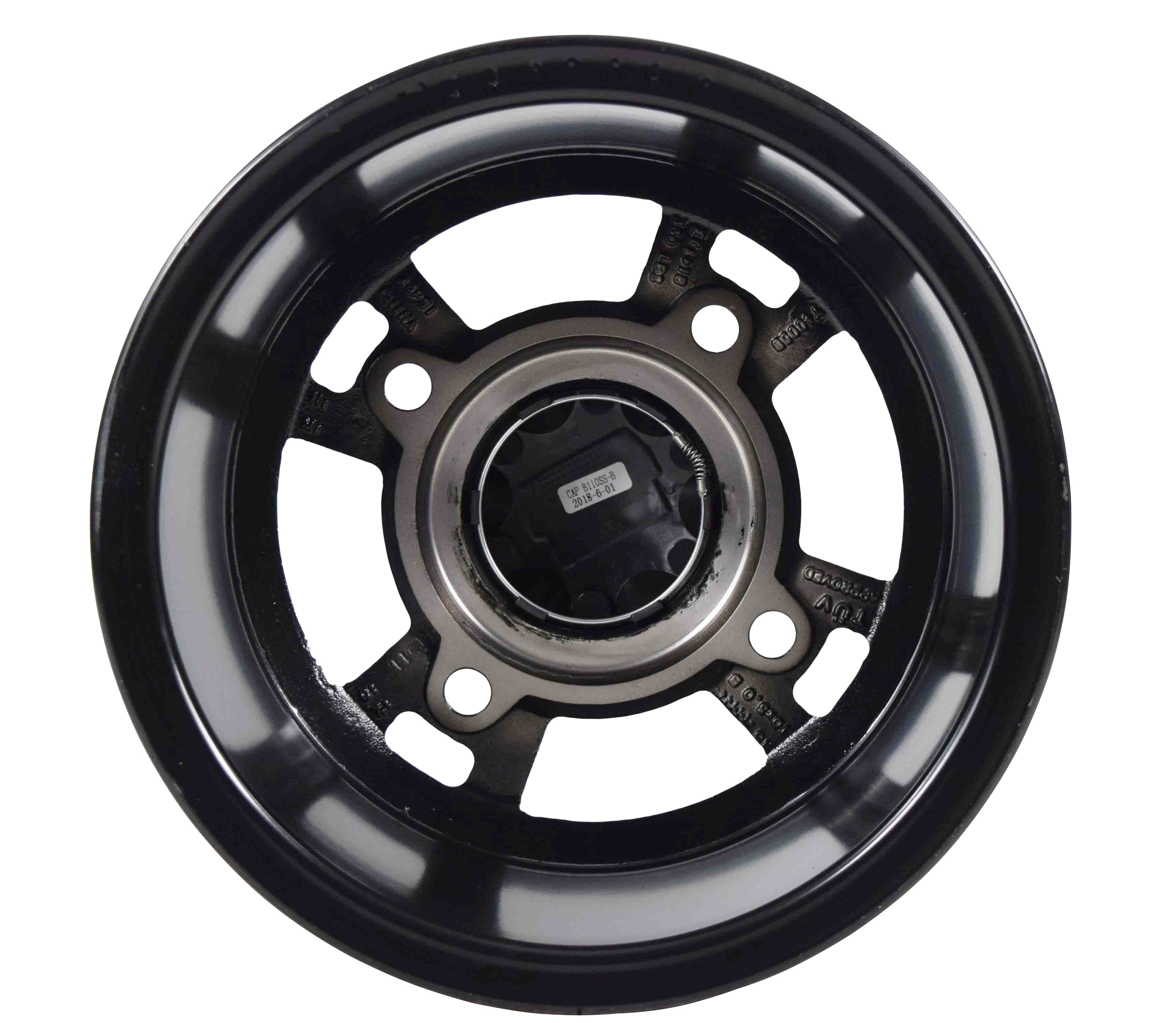 ITP 10SB10 10x5 4/144 3+2 SS112 Black Alloy Front Sport Wheel
