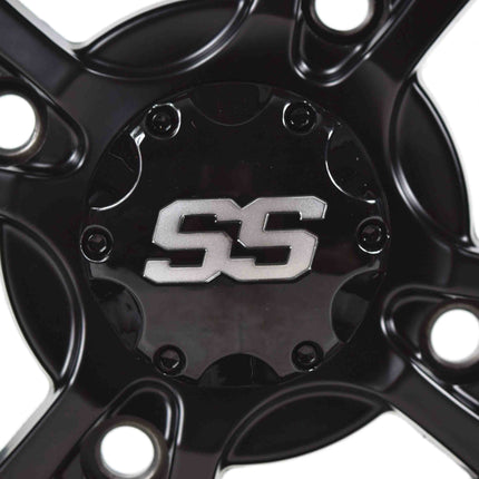 ITP 10SB10 10x5 4/144 3+2 SS112 Black Alloy Front Sport Wheel