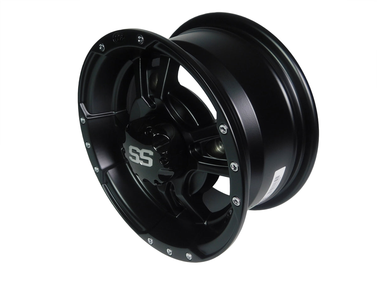 ITP SS112 Alloy Wheel Black Front 10x5