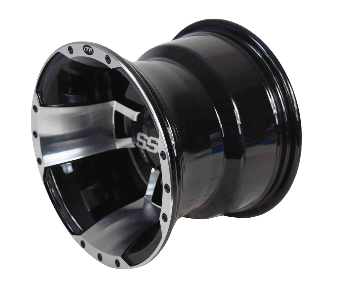 ITP 57-40070 10x8 4/110 3+5 SS112 Front/Rear Machined Sport Alloy Wheel