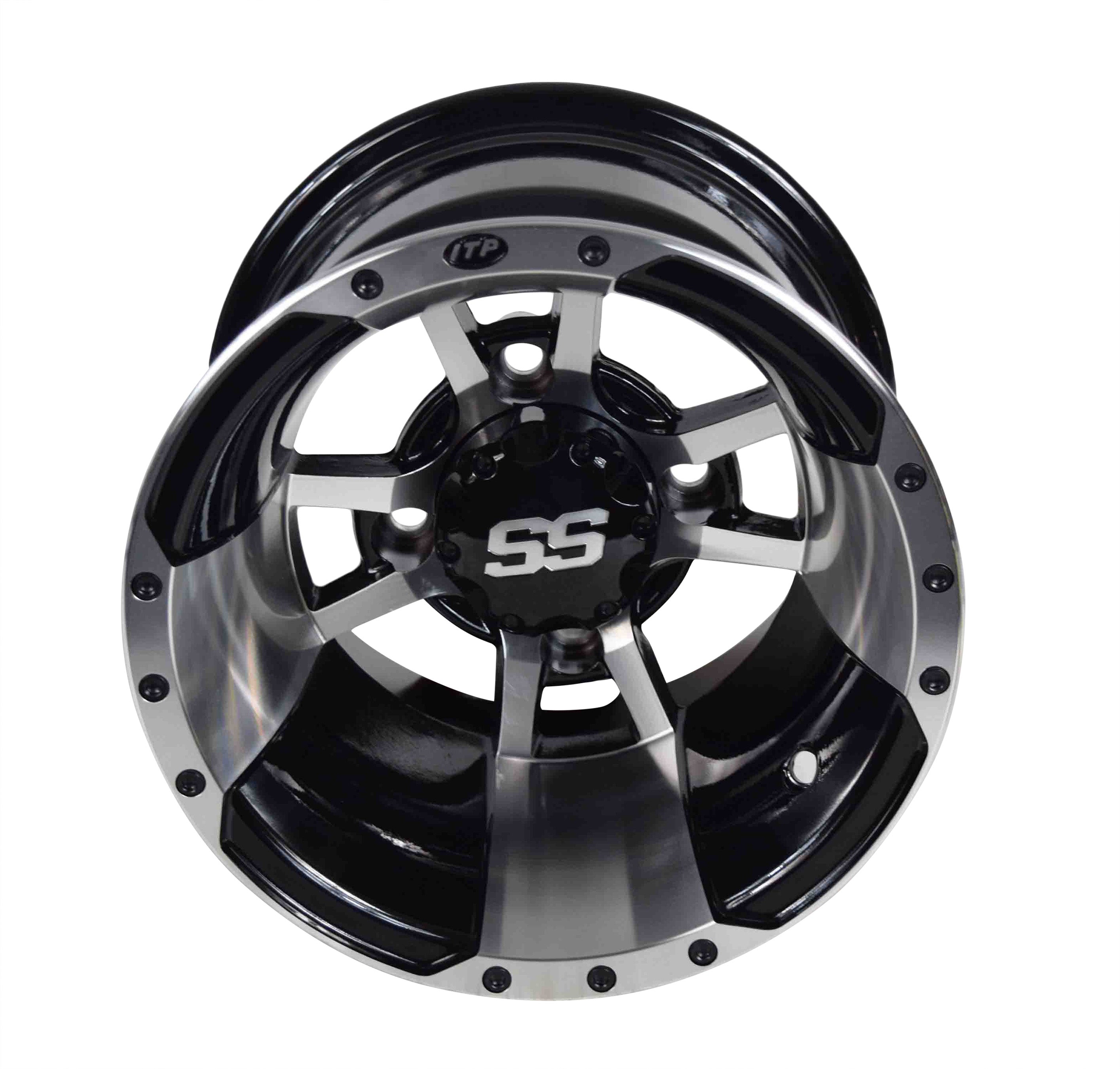 ITP 57-40070 10x8 4/110 3+5 SS112 Front/Rear Machined Sport Alloy Wheel