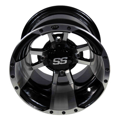 ITP 10SS13 10x8 4/115 3+5 Offset SS112 Front/Rear Machined Sport Alloy Wheel