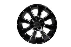 Sedona 570-1510 14x7 4+3 4/156 Raceline Machined Black Mamba Wheel