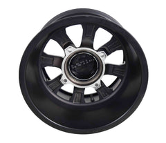 Sedona Single Raceline ATV 14x7 4+3 Offset 4x156 Black Mamba Blackout Beadlock Wheel