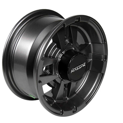 MASSFX MX1054144HM 10x5 4/144 Gun Metal 10" Rim Front Single Wheel