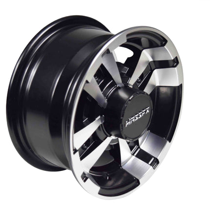 MASSFX MX1054156YM 10x5 4/156 Machined 10" ATV Rim Front Wheel
