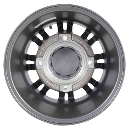 MASSFX Gunmetal 12x7 4/156 QUAKE RZR Wheel Gun Metal Grey 4 Pack Rims