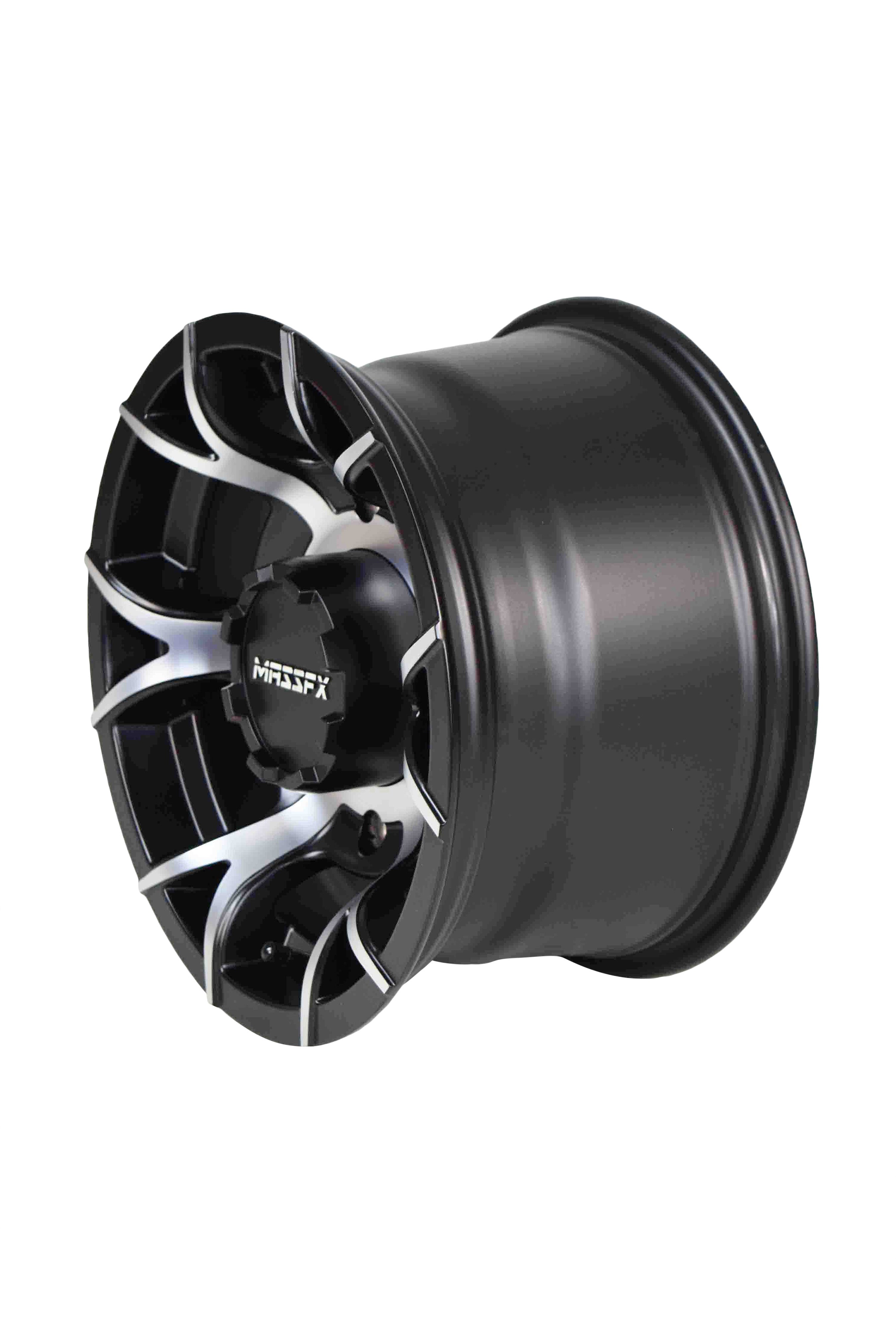 MASSFX 12x7 4/156 A240 Wheel Matt Black 4+3