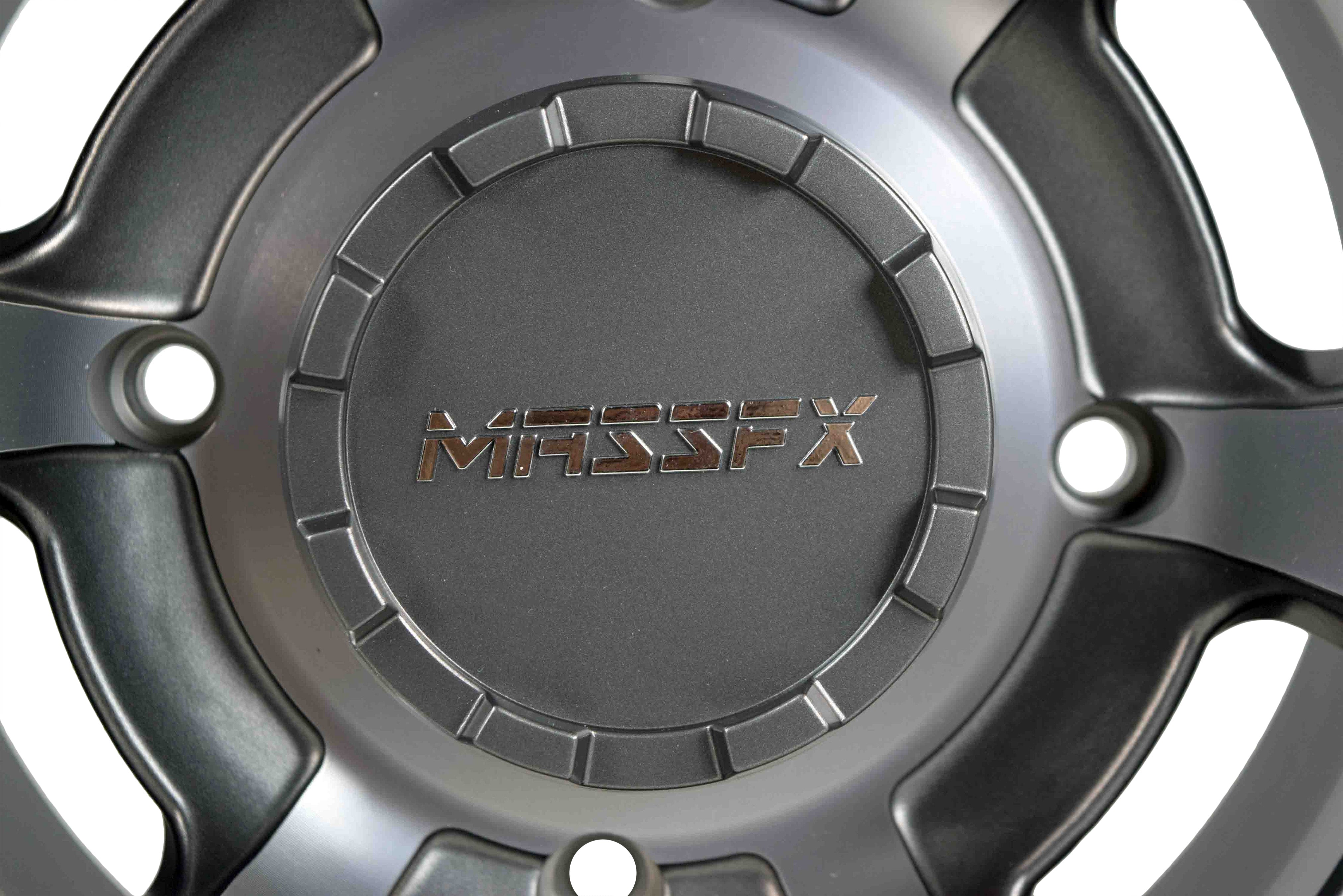 MASSFX Gunmetal 12x7 4/156 Pit Viper RZR Wheel Gun Metal Grey Rim 4-Pack