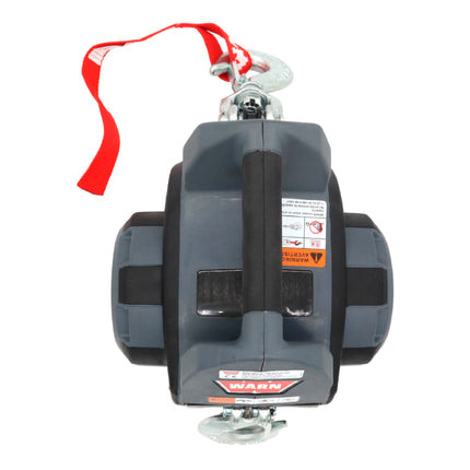 WARN Drill Winch – 750 lb Portable Pulling Winch with Synthetic Rope | Drill-Powered Operation | Lightweight, Compact Design with Hook & Controls | Ideal for Trailers, ATVs, UTVs.