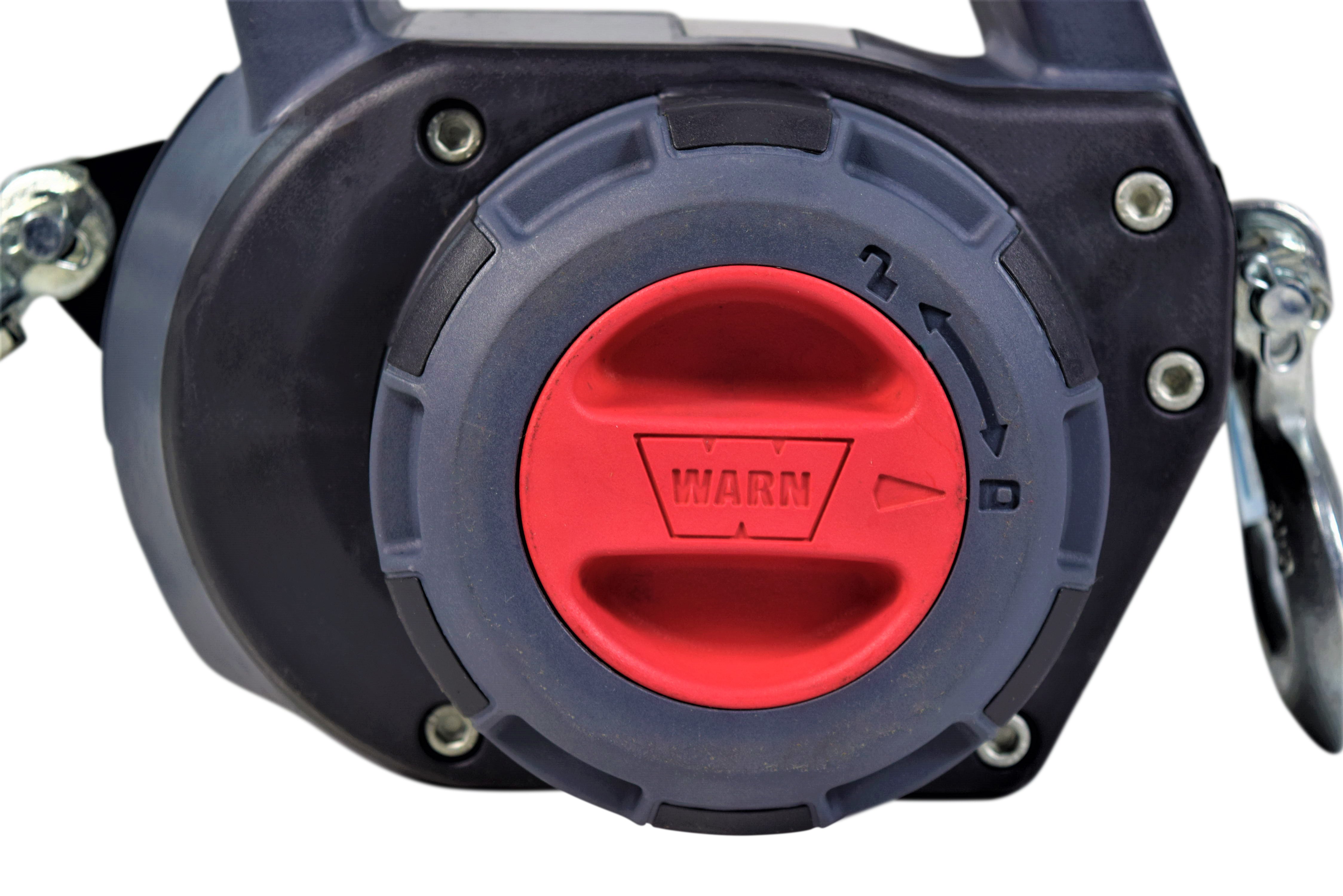 Warn 101575 Drill Winch 750 lbs Capacity 40' Synthetic Rope Free-spool Clutch