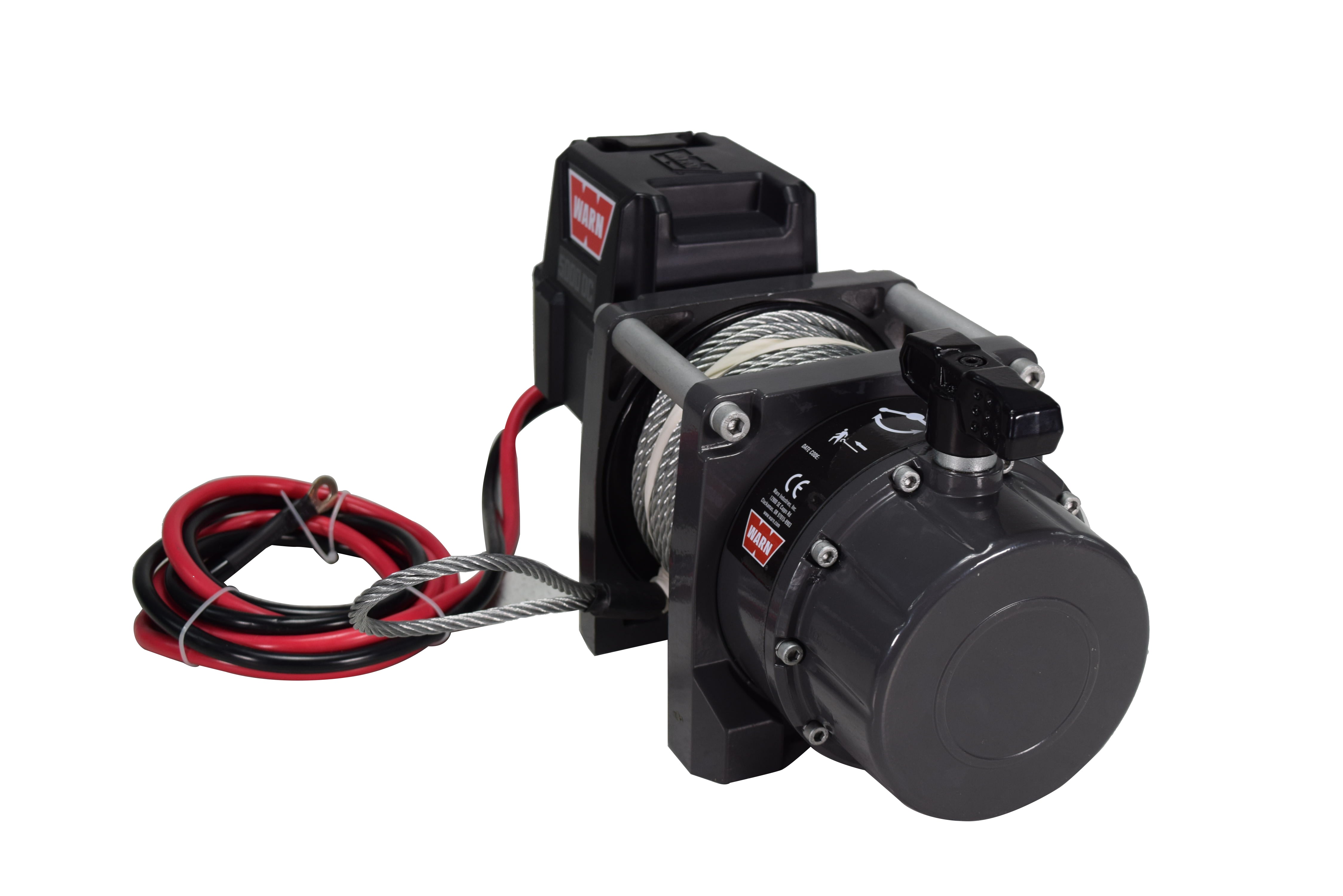WARN 99963 5000 DC Series 12V Electric Utility Winch CE