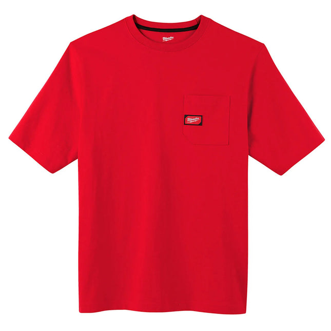 Milwaukee 601R-2X Short Sleeve Shirt Heavy Duty - Size 2XL - Red