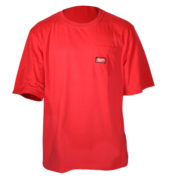 Milwaukee 601R-2X Short Sleeve Shirt Heavy Duty - Size 2XL - Red