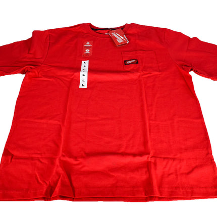 Milwaukee Men's Large Red Heavy Duty Cotton/Polyester Short-Sleeve Pocket T-Shirt (601R-L) (CLONE)