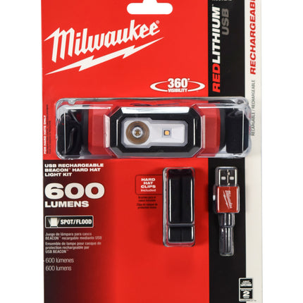 Milwaukee 2116-21 USB Rechargeable BEACON Hard Hat Light