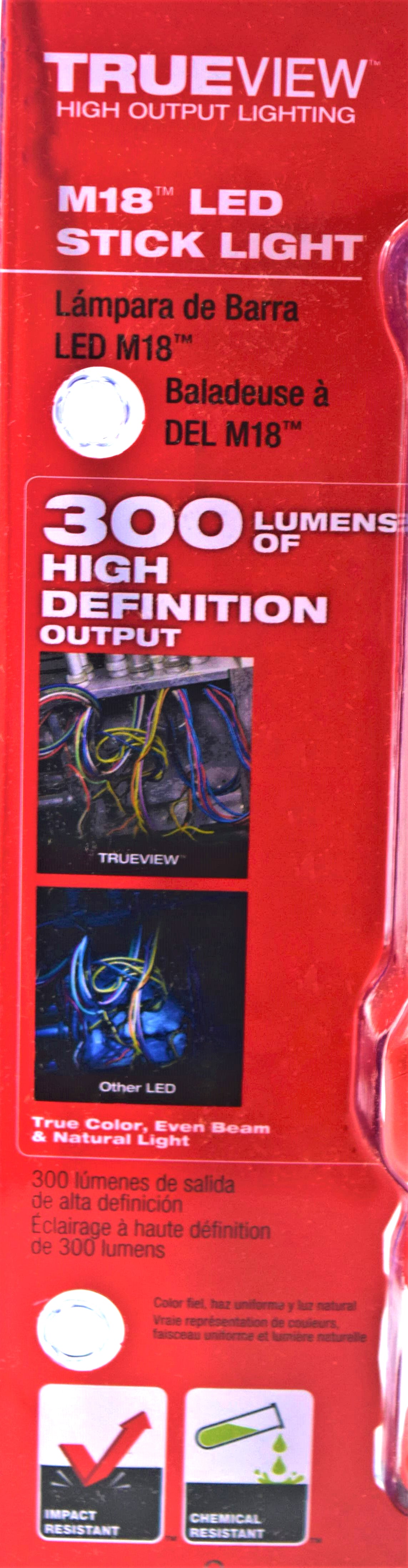 Milwaukee 2352-20 18V Cordless 300 Lumen LED Stick Light (Tool Only)