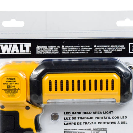 Dewalt DCL050 20-Volts MAX Lithium-Ion 500-Lumen Hand Held LED Area Light