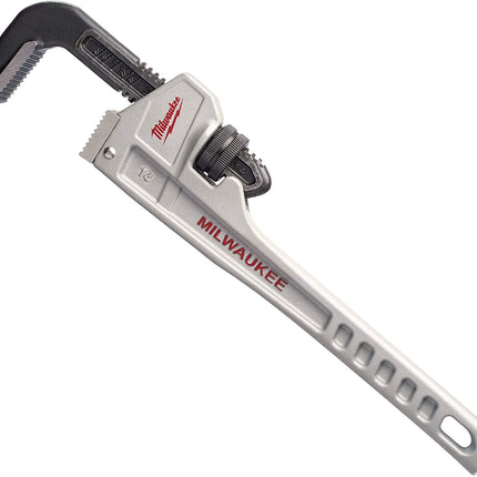 Milwaukee 48-22-7212 12-inch Heavy Duty Aluminum Pipe Wrench W/ Hook Jaw Design
