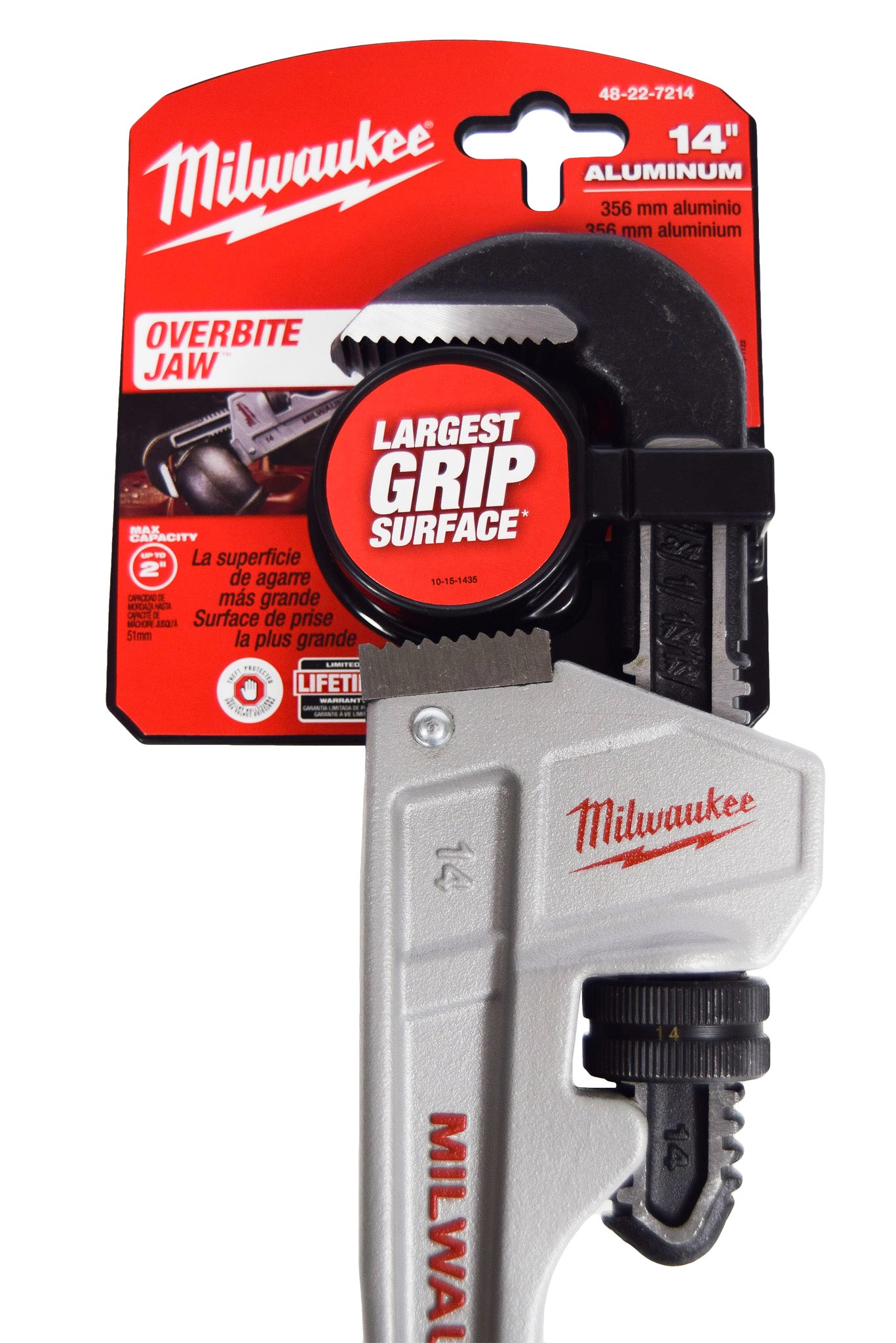 Milwaukee 48-22-7214 14inch Aluminum Pipe Wrench