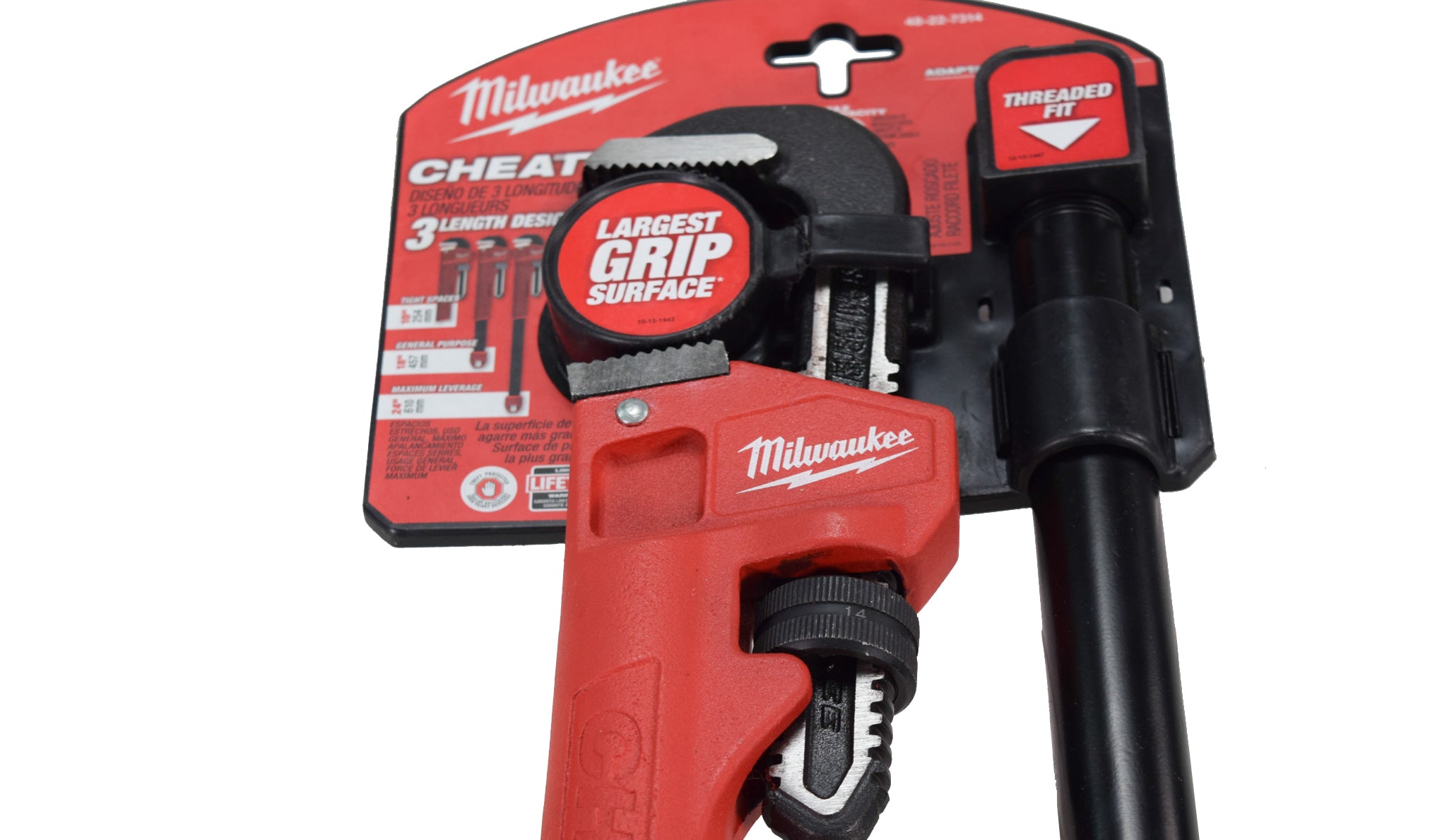 Milwaukee 48-22-7314 Adaptable Cheater Pipe Wrench