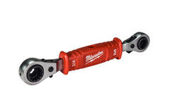 Milwaukee 48-22-9212 Linemans 4-in-1 High -Leverage Ratchetingv Box Wrench