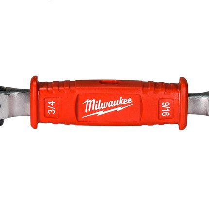 Milwaukee 48-22-9212 Linemans 4-in-1 High -Leverage Ratchetingv Box Wrench