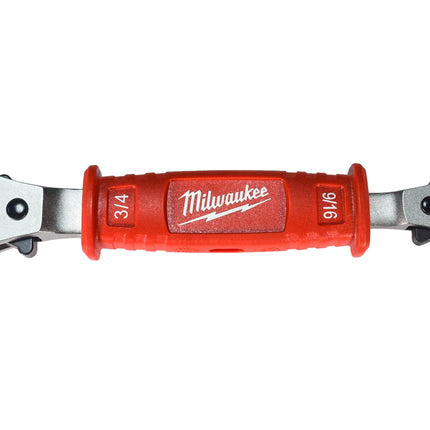 Milwaukee 48-22-9212 Linemans 4-in-1 High -Leverage Ratchetingv Box Wrench