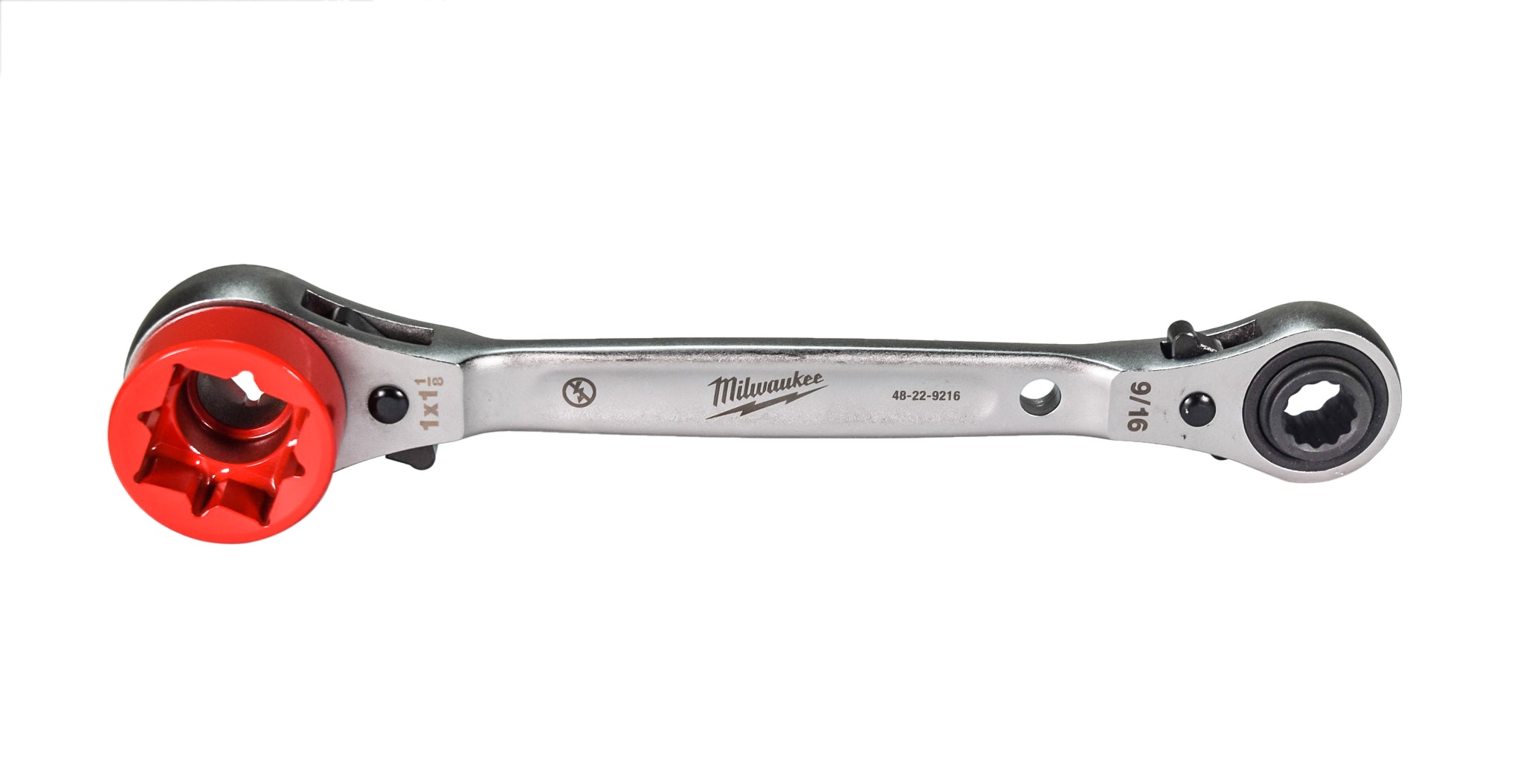 Milwaukee 48-22-9216 Heavy Duty Lineman's 5-in-1 Ratcheting Wrench