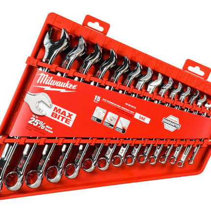 Milwaukee Electric Tools 48-22-9415 Combination Wrench Set - SAE