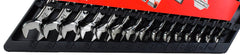 Milwaukee 48-22-9515 15-piece Chrome Alloy Steel Combination Wrench Set