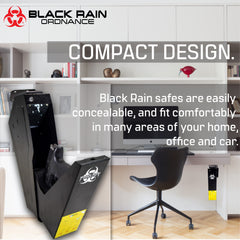 Black Rain Ordnance - Biometric Fingerprint or Keypad Lock Security Safe (Black)