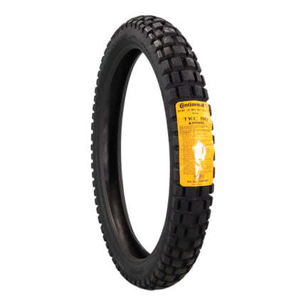Continental TKC 80 90/90-21 M/C 54T TL Twinduro Front Motorcycle Tire, Dual Sport Adventure Tire, Tubeless Blackwall, On/Off-Road, Open block tread design, Mud and Snow Rating