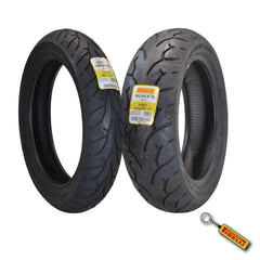 Pirelli Night Dragon 2211400 130/80B17 M/CTL 65H Front Motorcycle Cruiser Tire Pirelli Night Dragon GT 180/60R16 M/C 80H REINFTL Cruiser Motorcycle Rear Tire w/ Keychain